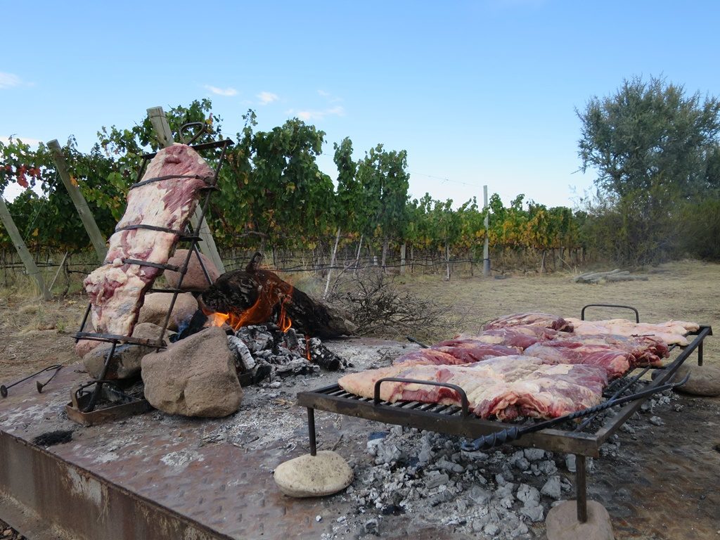 Asado in den Weinfeldern