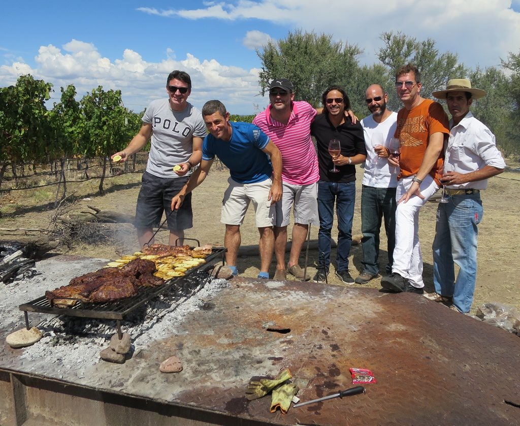 Asado in den Weinfeldern