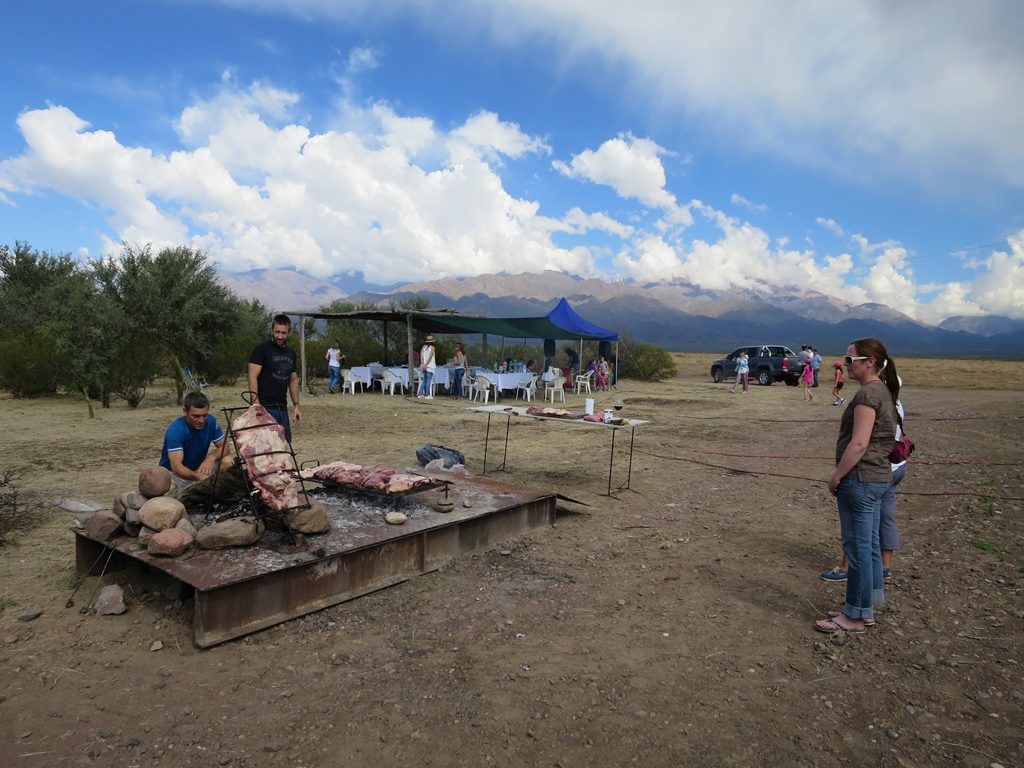 Asado in den Weinfeldern