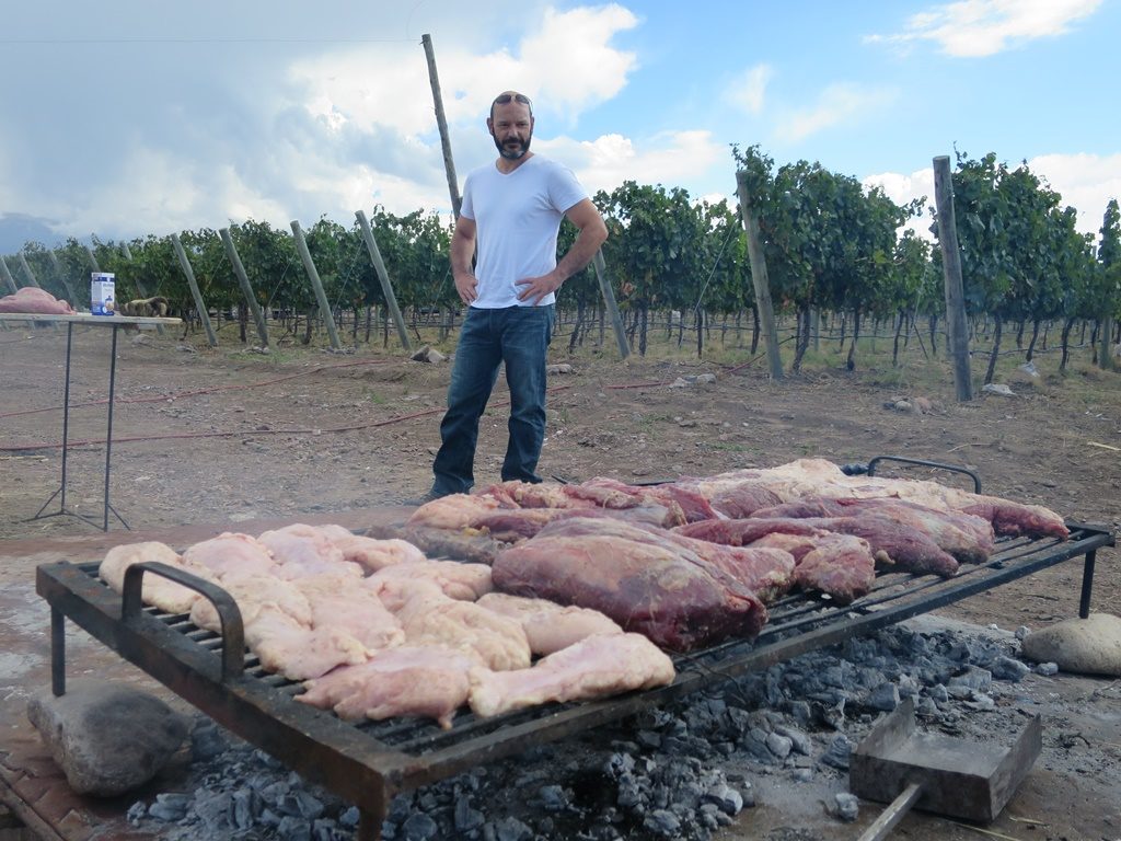 Asado in den Weinfeldern