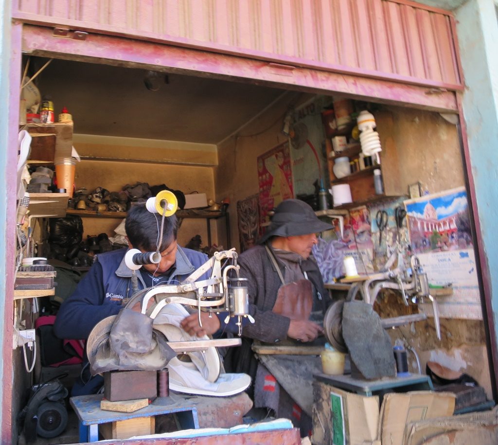 La Paz - Schuhmacher in El Alto