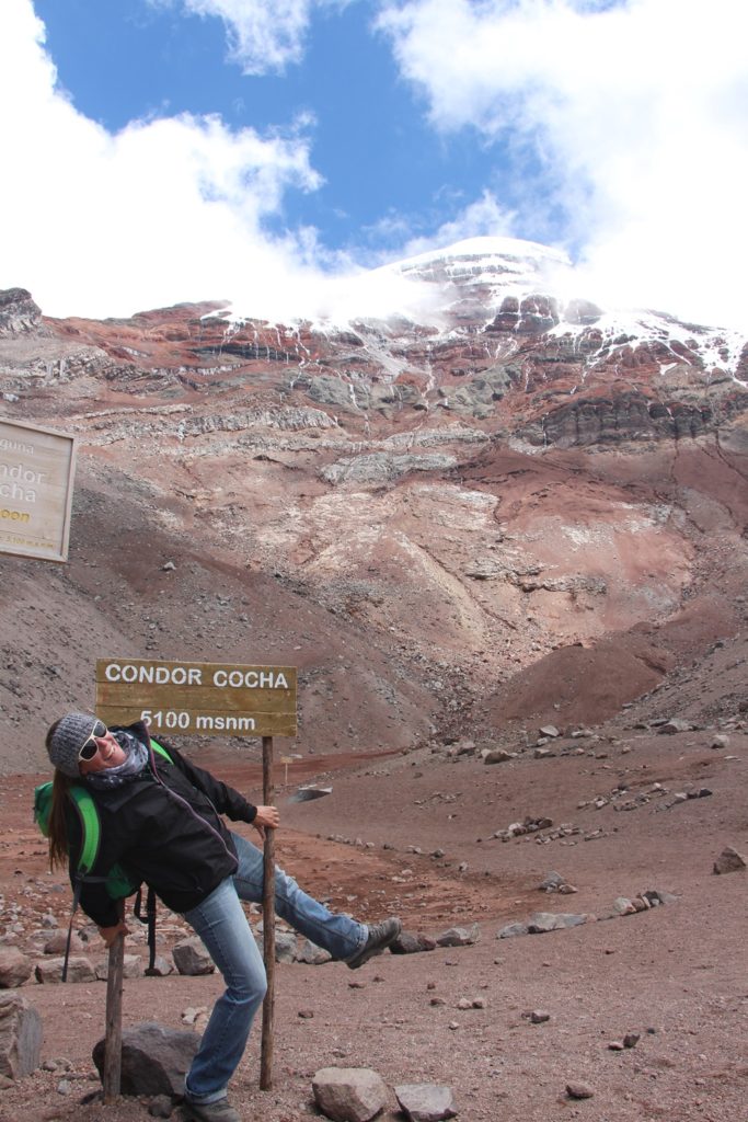 Vulkan Chimborazo / 5100 M.ü,M. geschafft:)