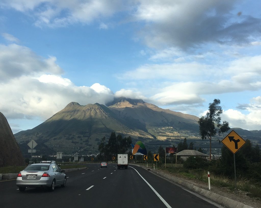 Strasse nach Otavalo