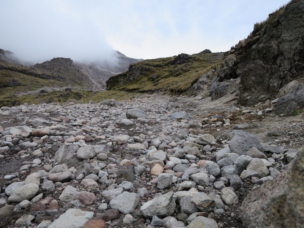 Die "Strasse" zum Vulkan Cayambe