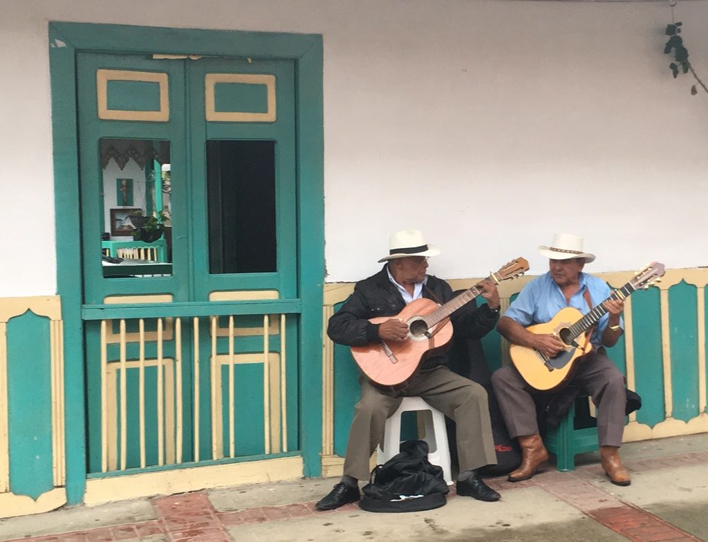 Strassenmusiker in Salento