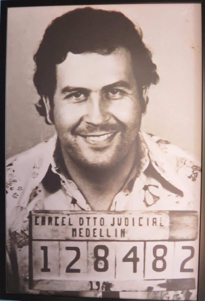 Fahndungsfoto Pablo Escobar / Hacienda Napoles